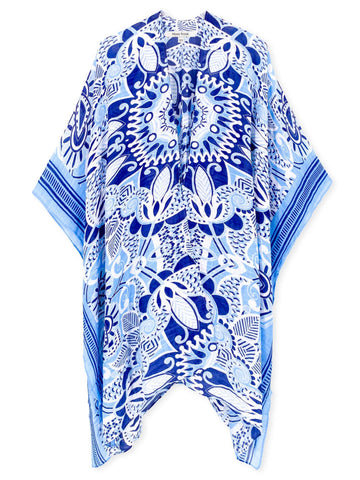 Adriatic Sea Kimono - Shopmossrose